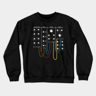 Analog Modular Synthesizer Module Crewneck Sweatshirt